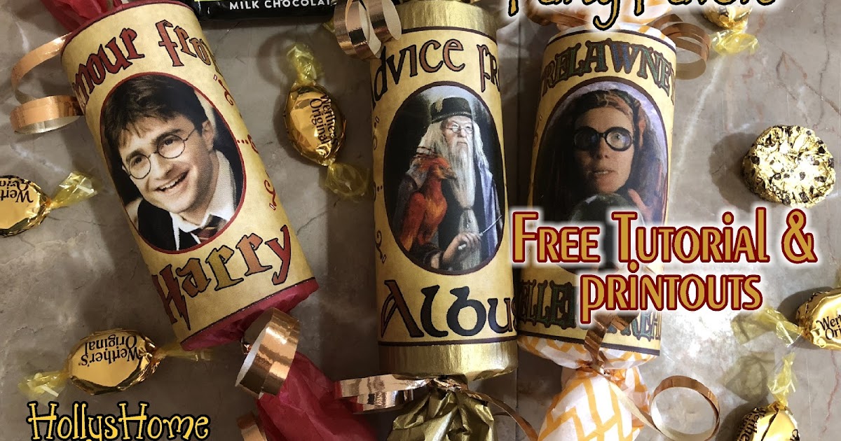 HollysHome Family Life: Harry Potter English Crackers Party Favors